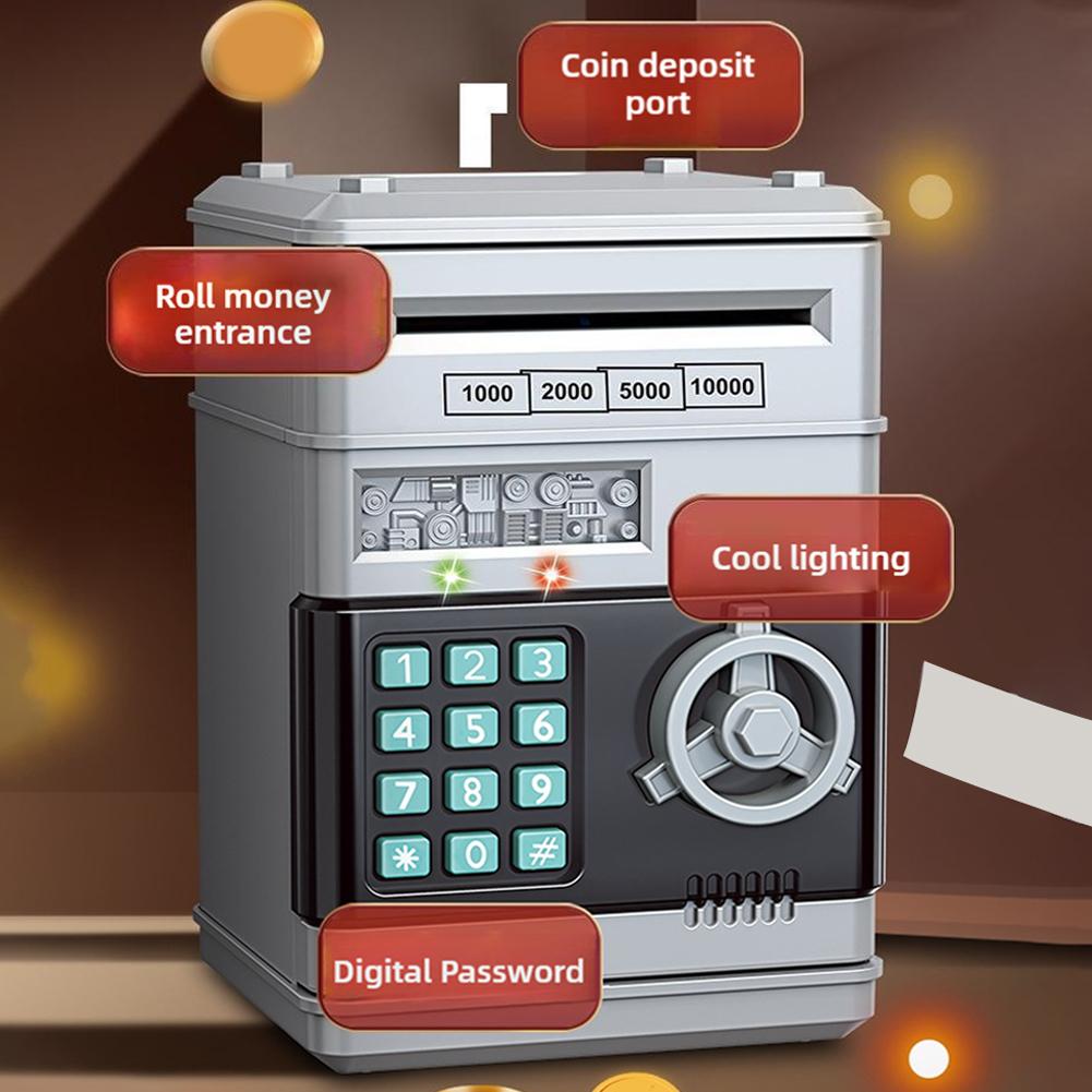 Electronic Creative Piggy Bank - Coin Operated Kiddie Ride recension och pris